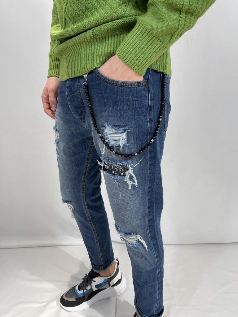 Jeans Telamira 5 tasche con rotture