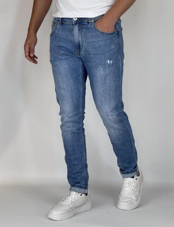 GIANNI LUPO Jeans skinny con abrasioni