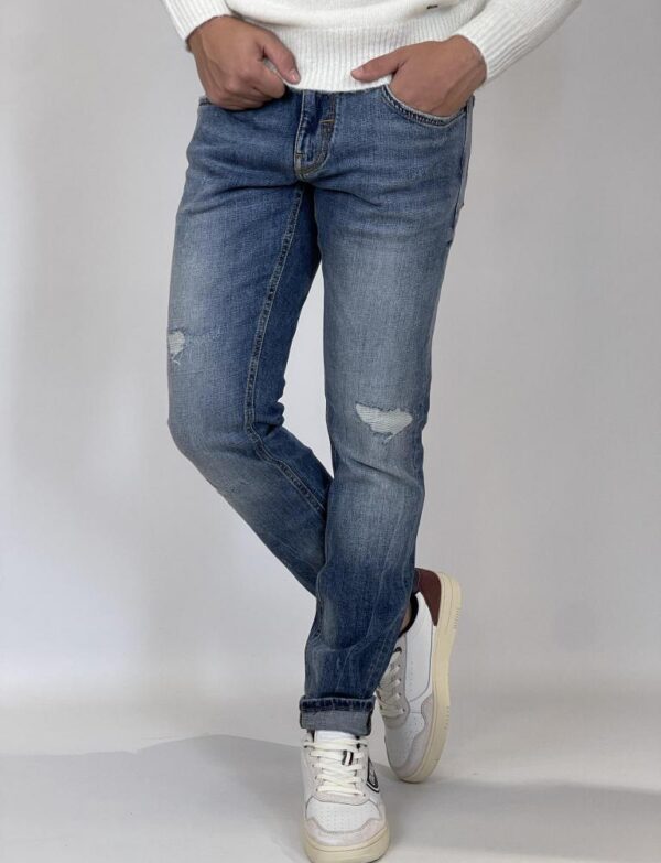 ANTONY MORATO Jeans con rotture tapared fit