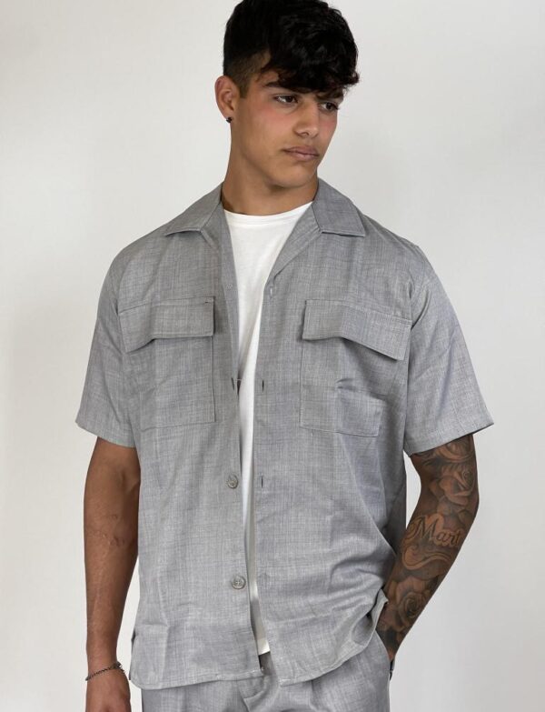 OVER-D Over-shirt mezza manica